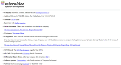 Desktop Screenshot of microbizz.nl